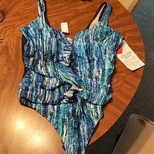 Avenue Ruffle Front Swimsuit